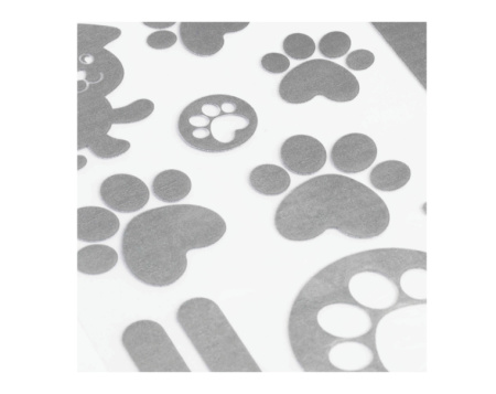 Набор светоотражающих наклеек Мульти-Пульти "Лапки", 16шт. (MS_47793)
