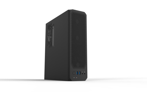 Корпус с блоком питания 230W/ Case Foxline FL-1004-TFX230B-85 mATX case, black, w/PSU TFX 230W 85+ bronze, w/2xUSB3.0, HDA, w/pwr cord, w/8cm FAN