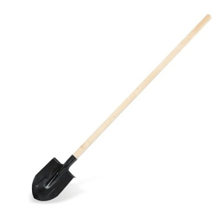 Лопата штыковая с черенком Витязь