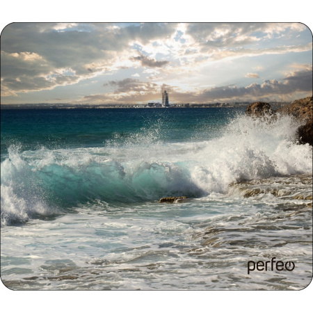 Коврик для мыши Perfeo "Пляж", Рис.4 (180*220*2 мм), ткань+резиновое основание