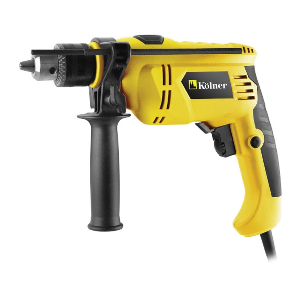 Дрель ударная Kolner KID 600V 600Вт, 0-3000об/мин, 0-48000уд/мин, парон 1,5-13мм, реверс
