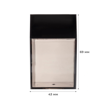 Скрепочница Attache магнитная, со скрепками, черная (809696)