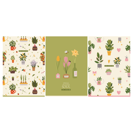 Тетрадь А4 80л. кл. "Весна" BG Т4ск80 60324