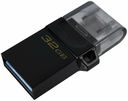 Флеш-накопитель USB3.0 32GB Kingston micro Duo (DTDUO3G2/32GB) черный