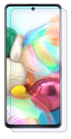 Защитное стекло для Samsung Galaxy A71 Krutoff гибридное