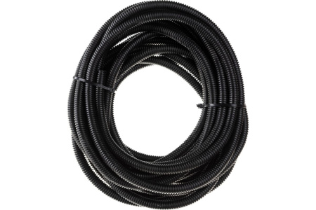 Труба гофрированная  D9.8мм/ПП, разрезная, упак. 10м, Rexant 15-1010