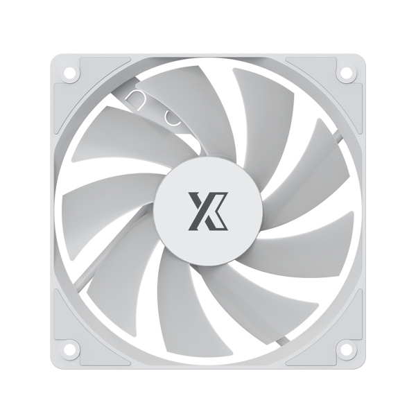 Кулер в корпус 120х120х25 XASTRA FC120W ARGB White reverse (600-1500prm/4pin/PWM/57CFM/26дБ/ARGB) box [FC120-1WA-SRX-GL]