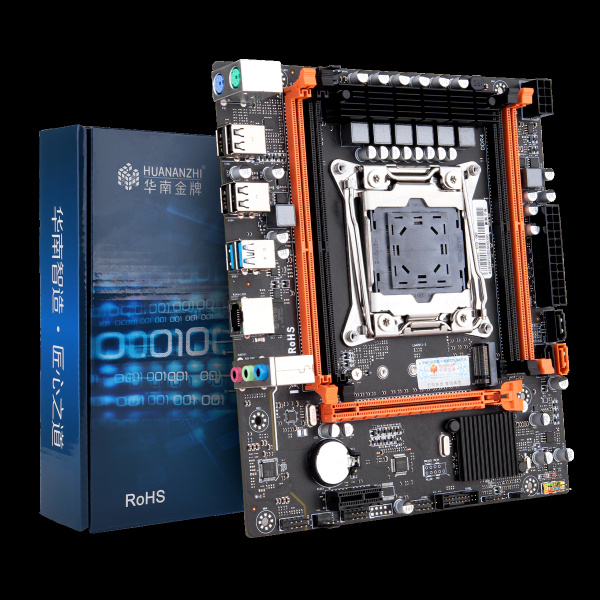 Мат.плата S2011V3 Huananzhi X99-4MF с процессором Xeon E5-2620v3 (mATX,4DDR4,PCI-E,M.2,4USB2.0,2USB3,CPU TDP 120Вт)