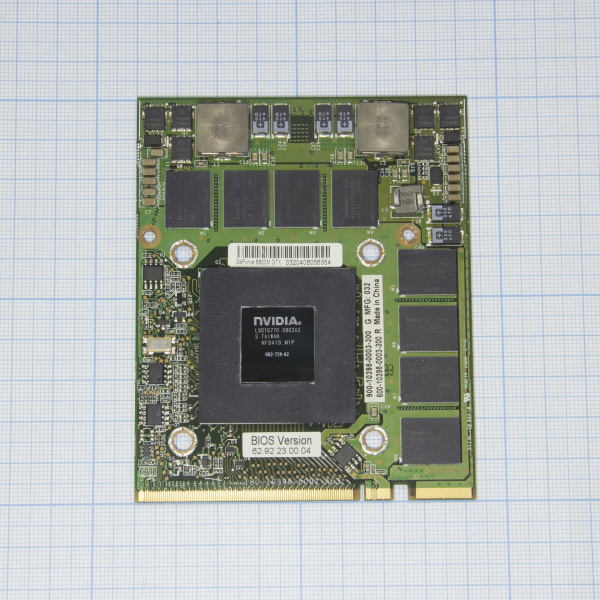 Видеокарта для ноутбука GeForce GF8800M GTX 512Mb (G96-720-A2) M57RU NB8E-GTX MXM HE