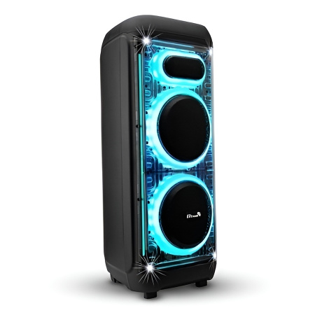 Портативная колонка ELTRONIC 20-23 SKILLETS BOX 1500 динамик 10" 150Вт, Bluetooth, TWS, FM, USB,  microSD, 2*MIC, AUX
