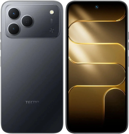 Смартфон Tecno SPARK 50 6Гб 128Гб Чернильно-черный 6.78", IPS, 1576*720, 2*2+6*1.7ГГц, 50Мп, 8Мп, 4G, NFC, 7000мАч, And 16