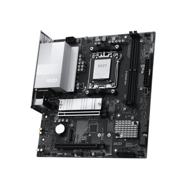 Мат.плата SocAM5 AMD B850 MSI PRO B850M-G (mATX,2DDR5,2M.2,2PCI-E16,HDMI,DP,PC8200)