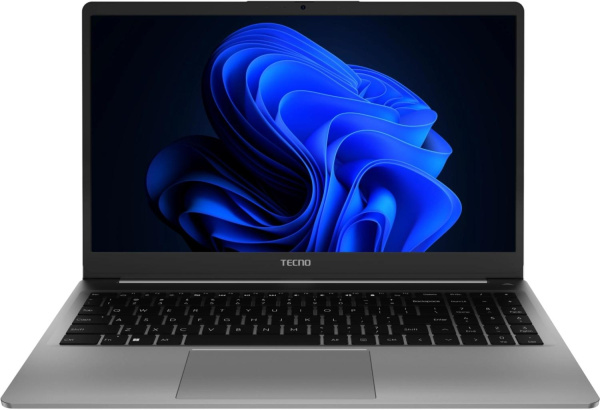Ноутбук Tecno MegaBook K15SRA Core i5 13420H 8Gb SSD512Gb Intel UHD Graphics 15.6" IPS FHD (1920x1080) Windows 11 Home grey WiFi BT Cam 6060mAh (71005000465)