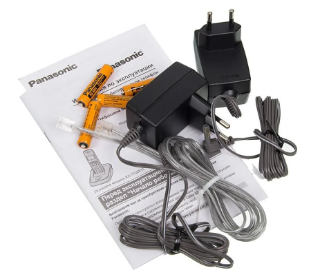 Радиотелефон Panasonic KX-TG2512RU2,темно-серый\серый 2трубки/50м/300м/АОН/книга_50номеров/спикерфо