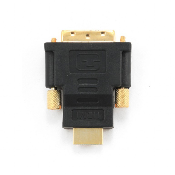 Переходник HDMI(M)-DVI 19 pin (M) Cablexpert A-HDMI-DVI-1 золотые разъемы