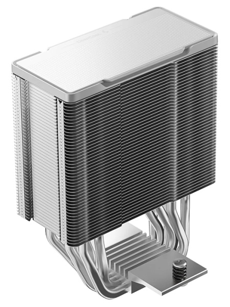 Кулер S1700/1851/AMx Deepcool AG600 WH ARGB (270W/120mm/500-2200rpm/ARGB/6 тепл.трубок,белый)