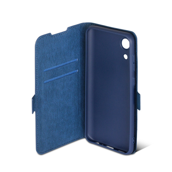 Чехол-книжка для Samsung Galaxy A03 Core DF sFlip-91 (blue)