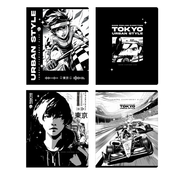 Тетрадь 96л. кл. "Аниме. Tokyo" BG Т5ск96 12092