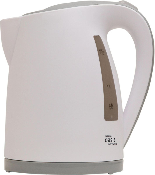 Чайник Oasis K-3PWG Белый 2200Вт, 1.7л, пластик