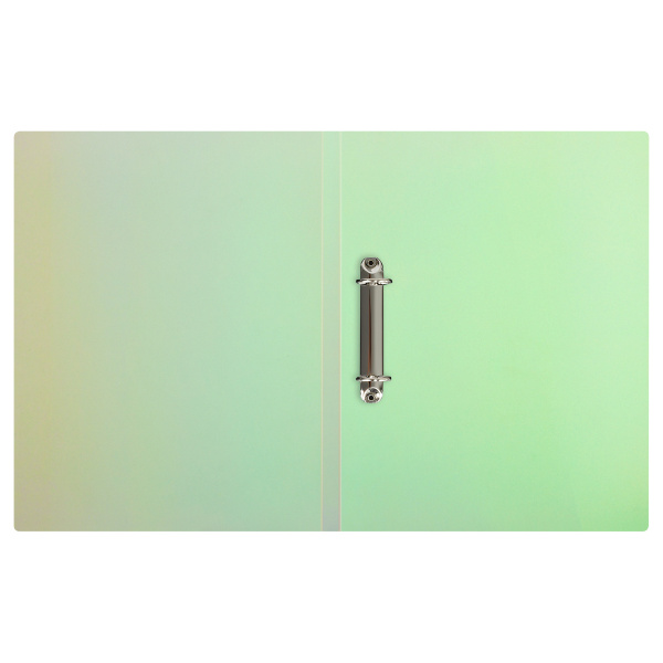 Папка 2 кольца СТАММ "Сияние" 25мм. 700мкм. белый (ММ-31986)