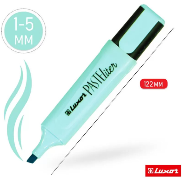Набор маркеров текстовыделителей LUXOR "Pasteliter" 4 цв., 1-5мм, (4020P/4BC)