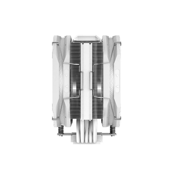 Кулер S115x/1200/1700/20XX/AM5/AM4 DEEPCOOL AS500 PLUS WH (220W/2*140mm/500-1200rpm/Al+Cu/ARGB/5 тепл. трубок)