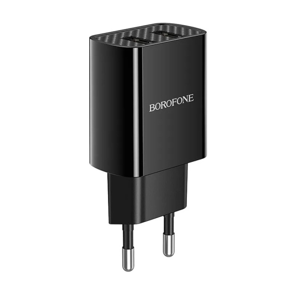 Зарядное_устройство - USB_2x2.1A BOROFONE BA53A черный