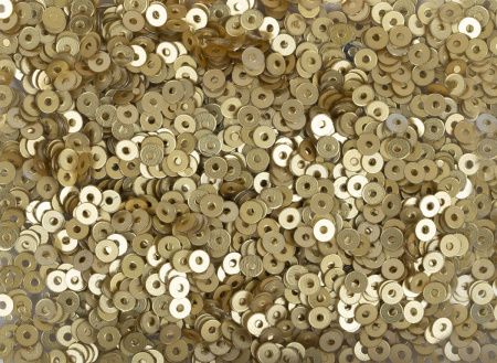 Пайетки "Zlatka" россыпью ZF-10 3 мм 10 г №12 бл. золотой