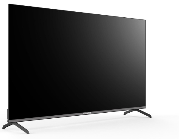 Телевизор LED Hyundai 50" H-LED50BU7006 Android TV Frameless Metal черный 4K Ultra HD 60Hz DVB-T2 DVB-C DVB-S DVB-S2 USB WiFi Smart TV