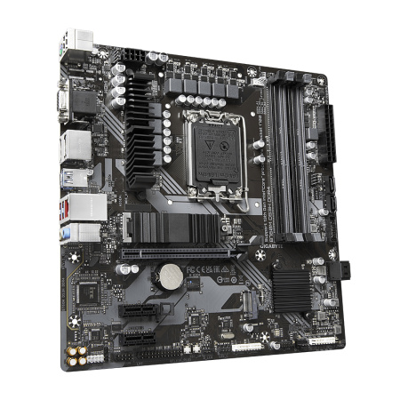 Мат.плата S1700 B760 Gigabyte B760M DS3H DDR4 (mATX,4xDDR4,2M.2,PCI-E16,2PCI-E, 2DP,HDMI,PC5333)