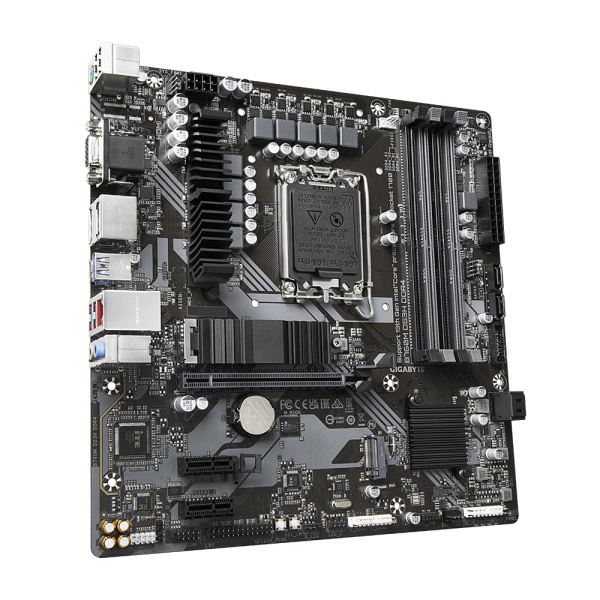 Мат.плата S1700 B760 Gigabyte B760M DS3H DDR4 (mATX,4xDDR4,2M.2,PCI-E16,2PCI-E, 2DP,HDMI,PC5333)