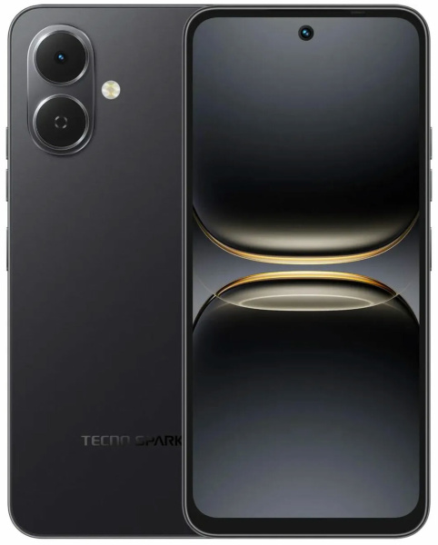 Смартфон Tecno Spark Go 2 3Гб 64Гб INK BLACK 6.67", IPS, 1600*720, 2*1.8+6*1.6ГГц, 13Мп, 8Мп, 4G, 5000мАч, And 15