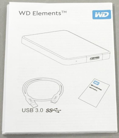 Жесткий диск WD USB3.0 2TB WDBU6Y0020BBK-WESN Elements Portable 2.5" черный