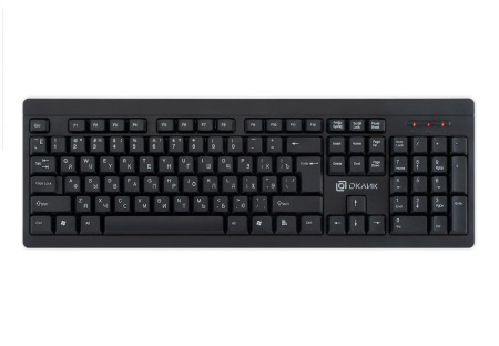Клавиатура Оклик 95KW черный USB беспроводная (1788287)