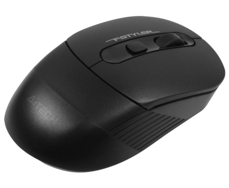 Мышь беспроводная A4Tech Fstyler FB10C оптическая 2000dpi, BT/Radio USB 4but черный