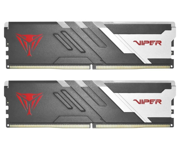 Модуль памяти DIMM DDR5 32Гб 6800МГц Patriot Viper Venom RGB (PVVR532G680C34K) (радиатор) CL34 (2x16Гб)