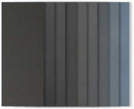 Бумага наждачная 230*90мм, 15листов, P150..P7000, бумажная основа