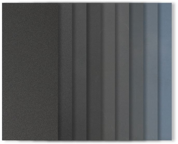 Бумага наждачная 230*90мм, 15листов, P150..P7000, бумажная основа