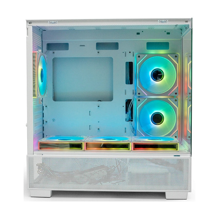 Корпус mATX Б_БП XASTRA Q500M 6ARGB-C10-UC White (USB3.0,Audio,белый,6х120мм ARGB,ARGB+PWM HUB 10port,Type-C,CPU Cooler до 160мм, VGA до 405мм,"аквари
