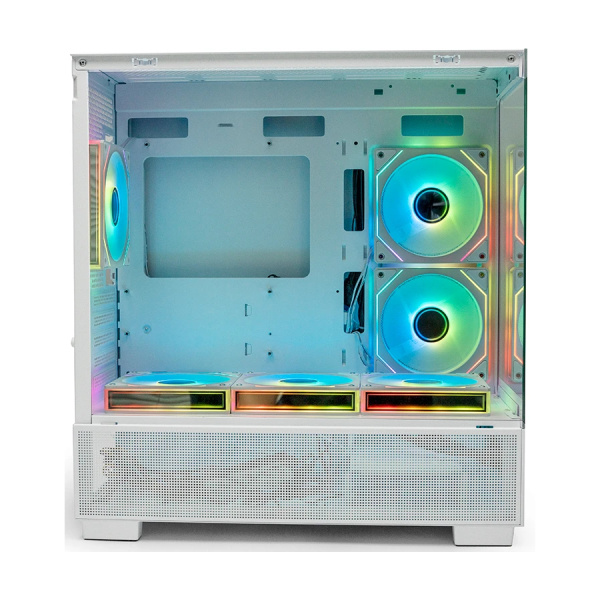 Корпус mATX Б_БП XASTRA Q500M 6ARGB-C10-UC White (USB3.0,Audio,белый,6х120мм ARGB,ARGB+PWM HUB 10port,Type-C,CPU Cooler до 160мм, VGA до 405мм,"аквари