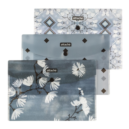 Папка-конверт на кнопке Attache А5 "Японский сад" (1453865)