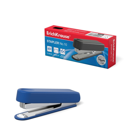 Степлер №10 Erich Krause на 15л. ассорти (4556)