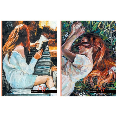 Бизнес-блокнот BG А5 64л. "Девочки" (ББ5т64_лм_вл 9676)