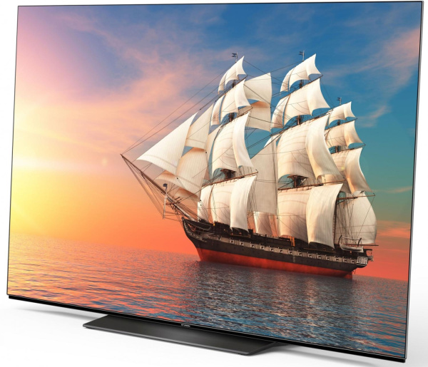 Телевизор OLED Hyundai 55" H-LED55OBU7700 Android TV Frameless черный/черный 4K Ultra HD 120Hz DVB-T DVB-T2 DVB-C DVB-S DVB-S2 USB WiFi Smart TV