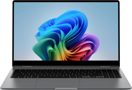 Ноутбук Samsung Galaxy Book 5 360 NP750 Core Ultra 5 226V 16Gb SSD512Gb Intel Arc 130V 15.6" AMOLED Touch FHD (1920x1080) Windows 11 Home English grey WiFi BT Cam (NP750QHA-LG1IN)