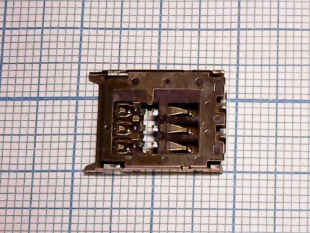 Коннектор SIM Nokia 530 Dual