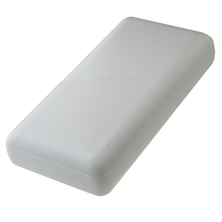 Аккумулятор внешний 20000_mAh Perfeo Powerbank + In Micro usb+Type-C /Out USB 1 А, 2.1A /White