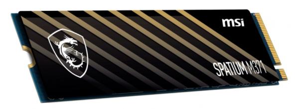 SSD-накопитель M.2 500Гб MSI SPATIUM M371 [S78-440K160-P83] (TLC 3D NAND,NVMe,2350/1700 Мб/с)