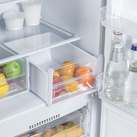 Холодильник Бирюса 551 White, 2 камеры, 240л/180л/60л, 58x62x145, класс А, капельная система