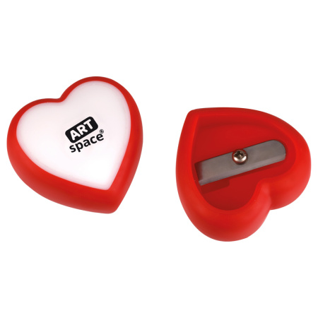 Точилка ArtSpace "Heart" 1 отверстие SR_44541